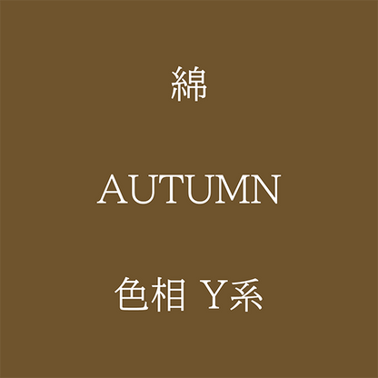 Autumn 色相 Y系 綿