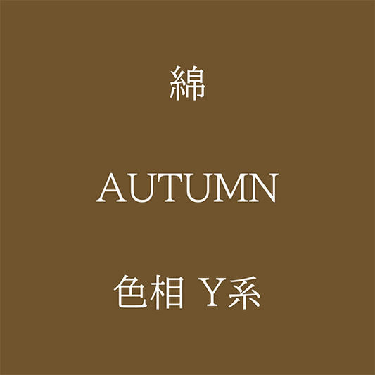 Autumn 色相 Y系 綿