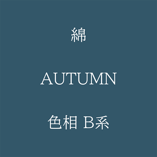 Autumn 色相 B系 綿