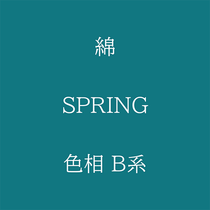 Spring 色相 B系 綿