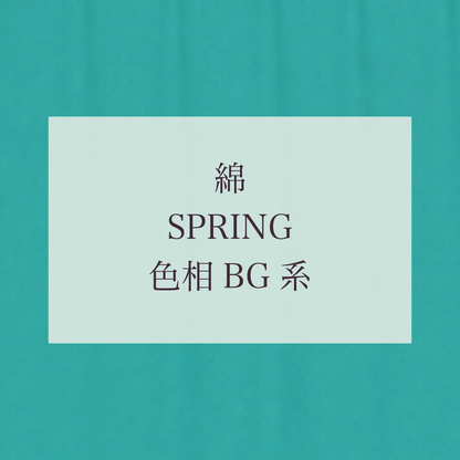 Spring 色相 BG系 綿